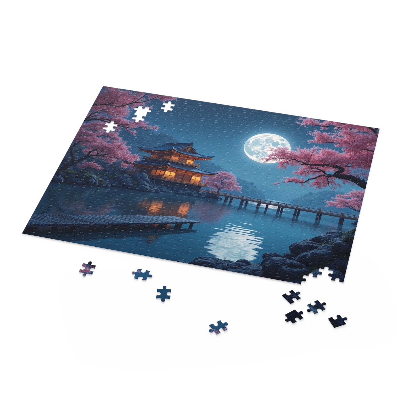 Mystical Japanese Night Puzzle (120, 252, 500-Piece)