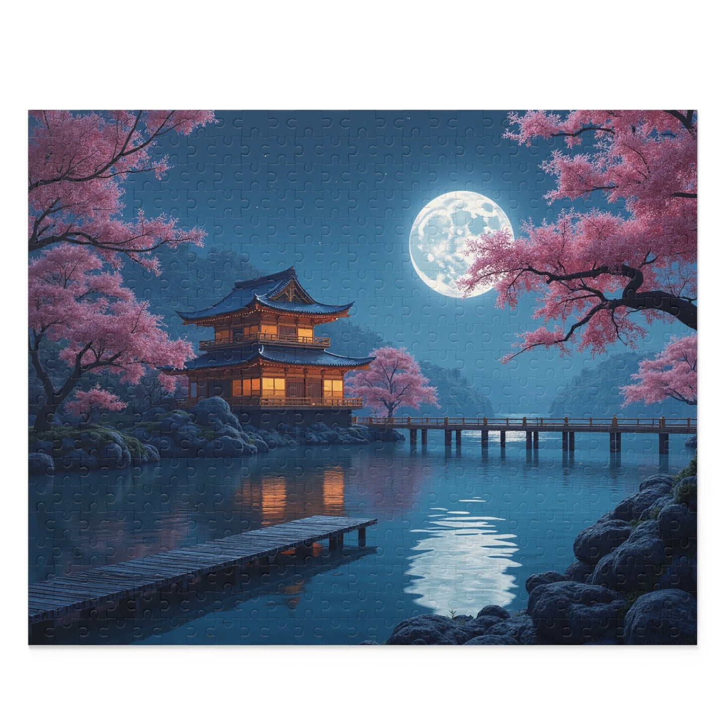 Mystical Japanese Night Puzzle (120, 252, 500-Piece)