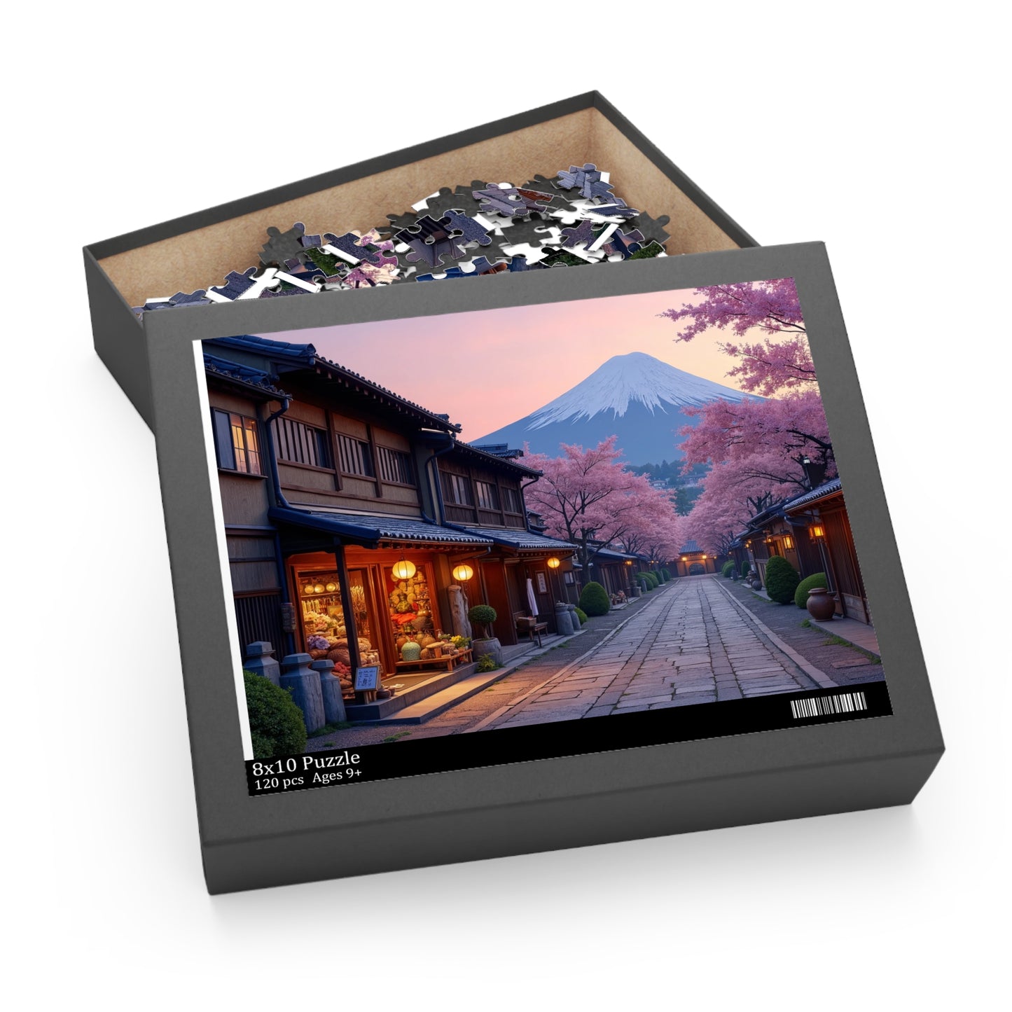 Edo Twilight: A Scenic Jigsaw Puzzle of Old Japan (120, 252, 500-Piece)
